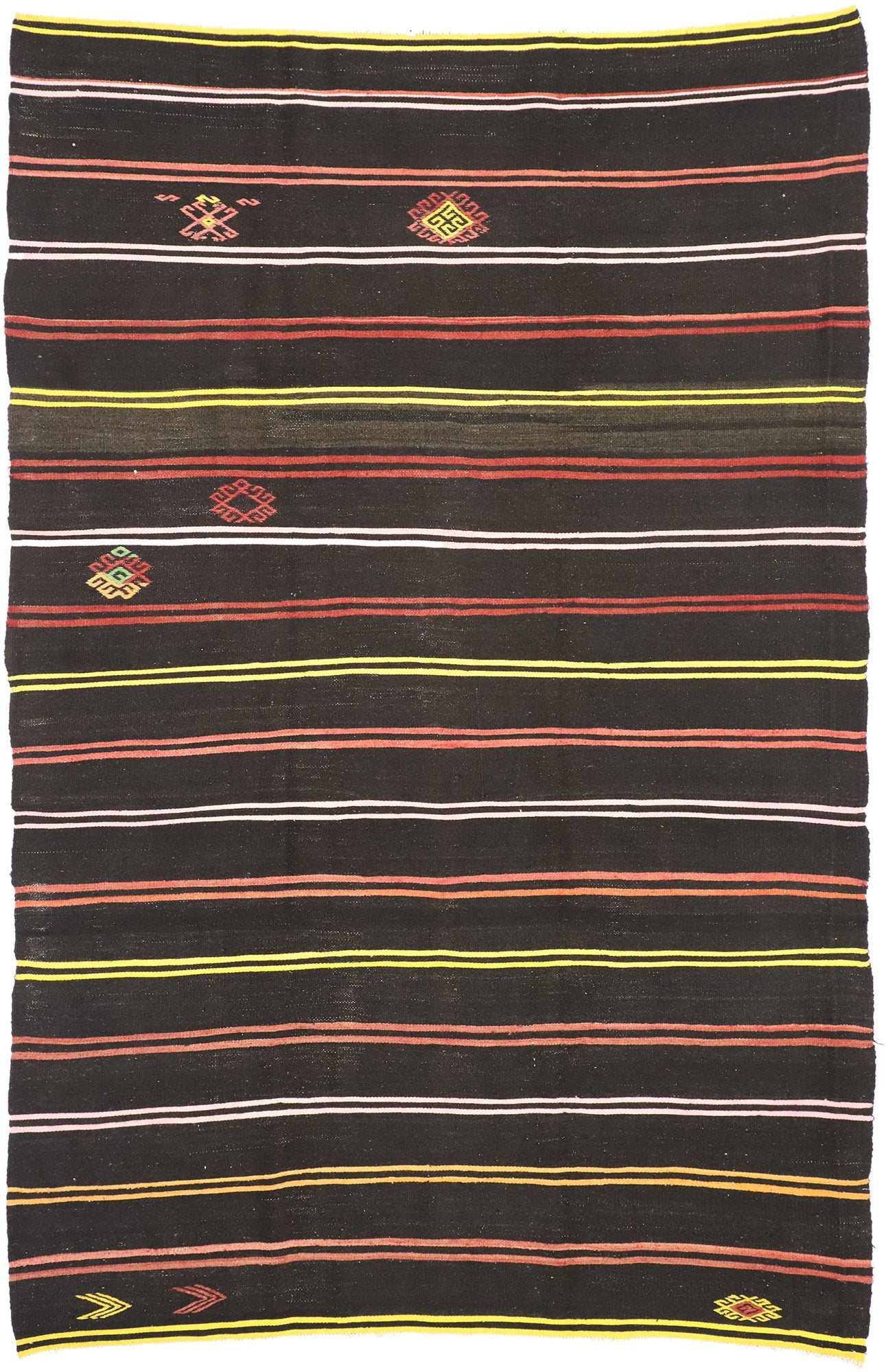 8 x 11 Vintage Turkish Kilim Rug 51304