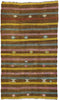 7 x 12 Vintage Striped Turkish Kilim Rug 51305