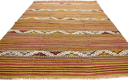 5 x 8 Vintage Kilim Rug 51307