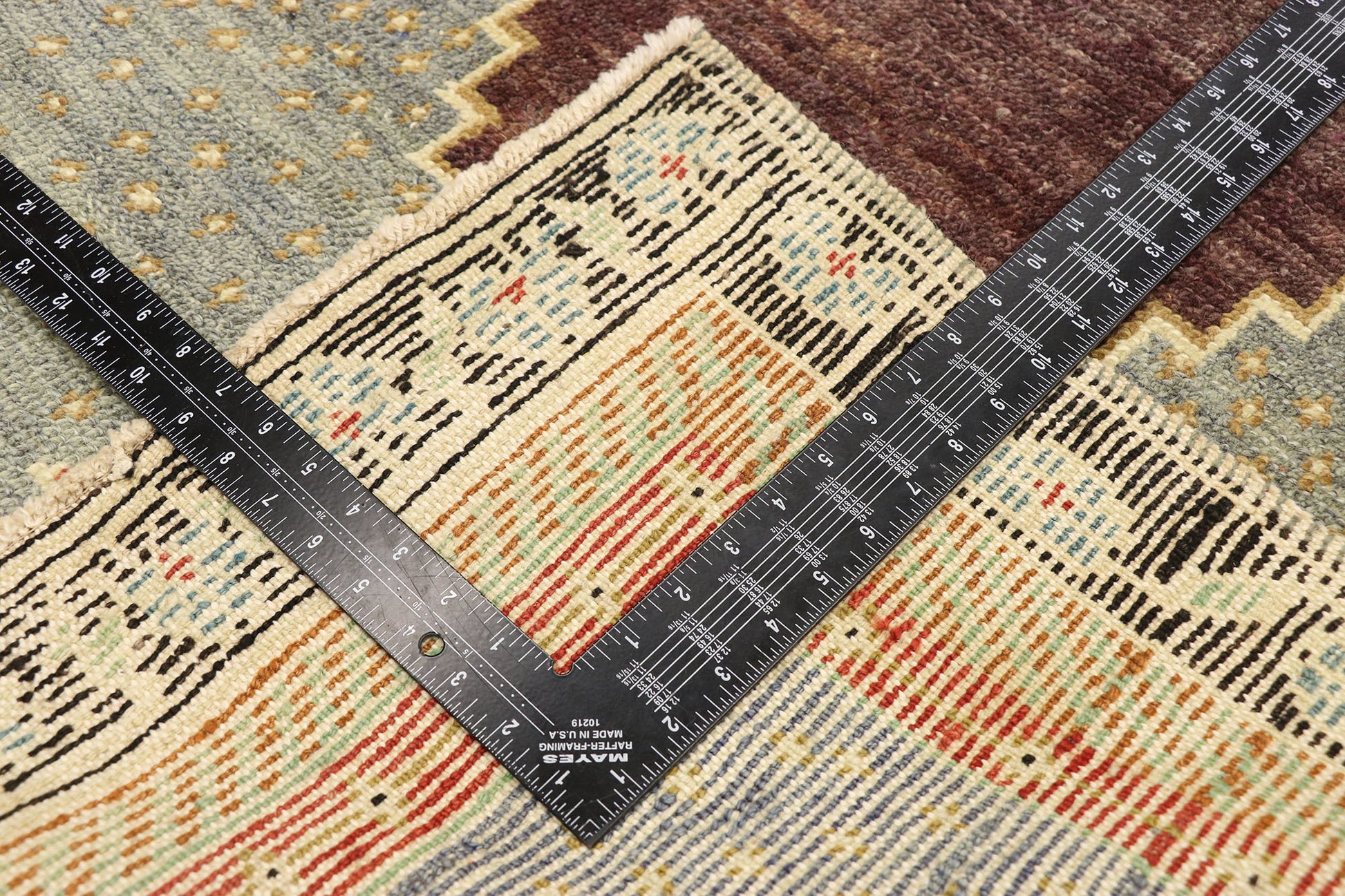 3 x 6 Vintage Turkish Oushak Rug 51310