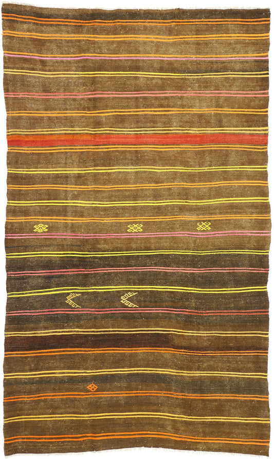 7 x 12 Vintage Turkish Kilim Rug 51321