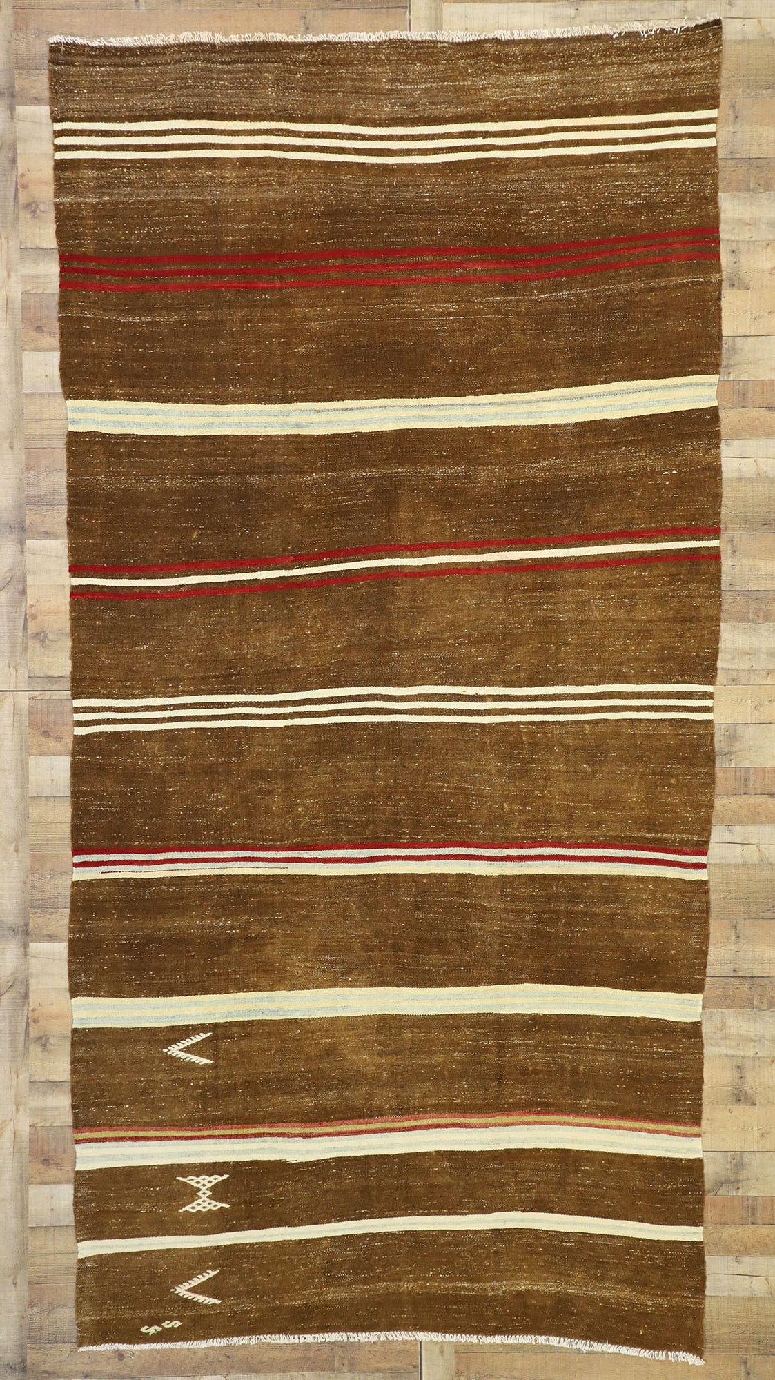 6 x 12 Vintage Turkish Kilim Rug 51324