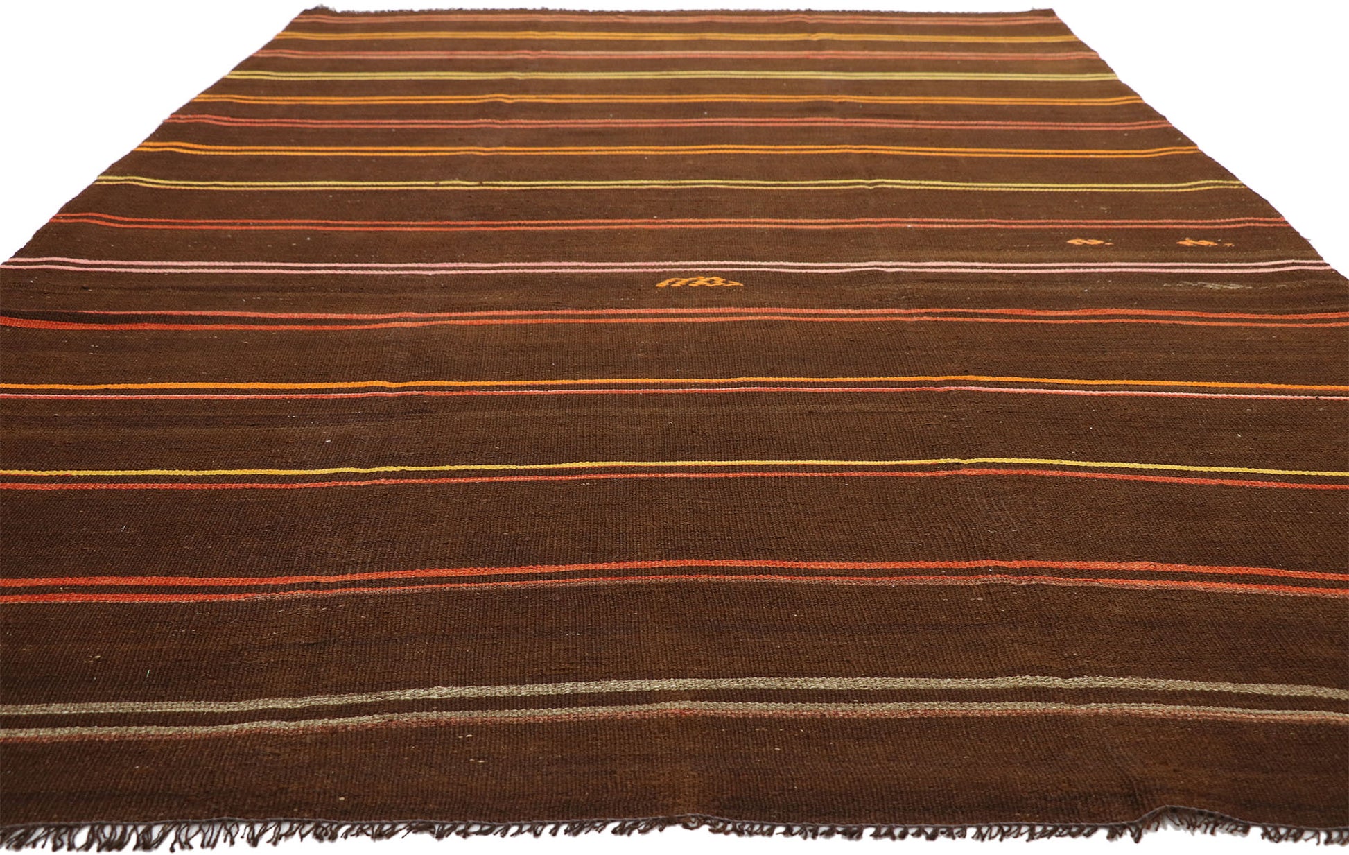7 x 12 Vintage Turkish Kilim Rug 51330