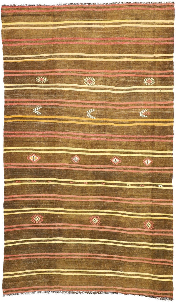 7 x 12 Vintage Turkish Kilim Rug 51331