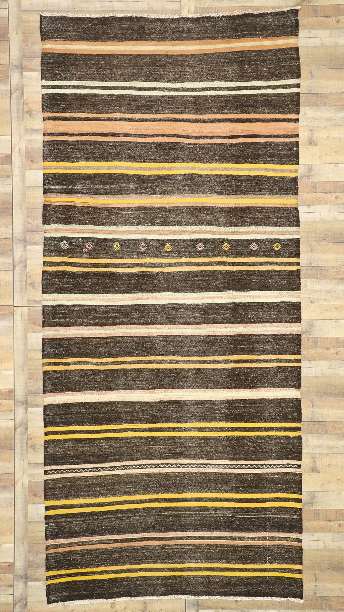6 x 13 Vintage Turkish Kilim Rug 51332