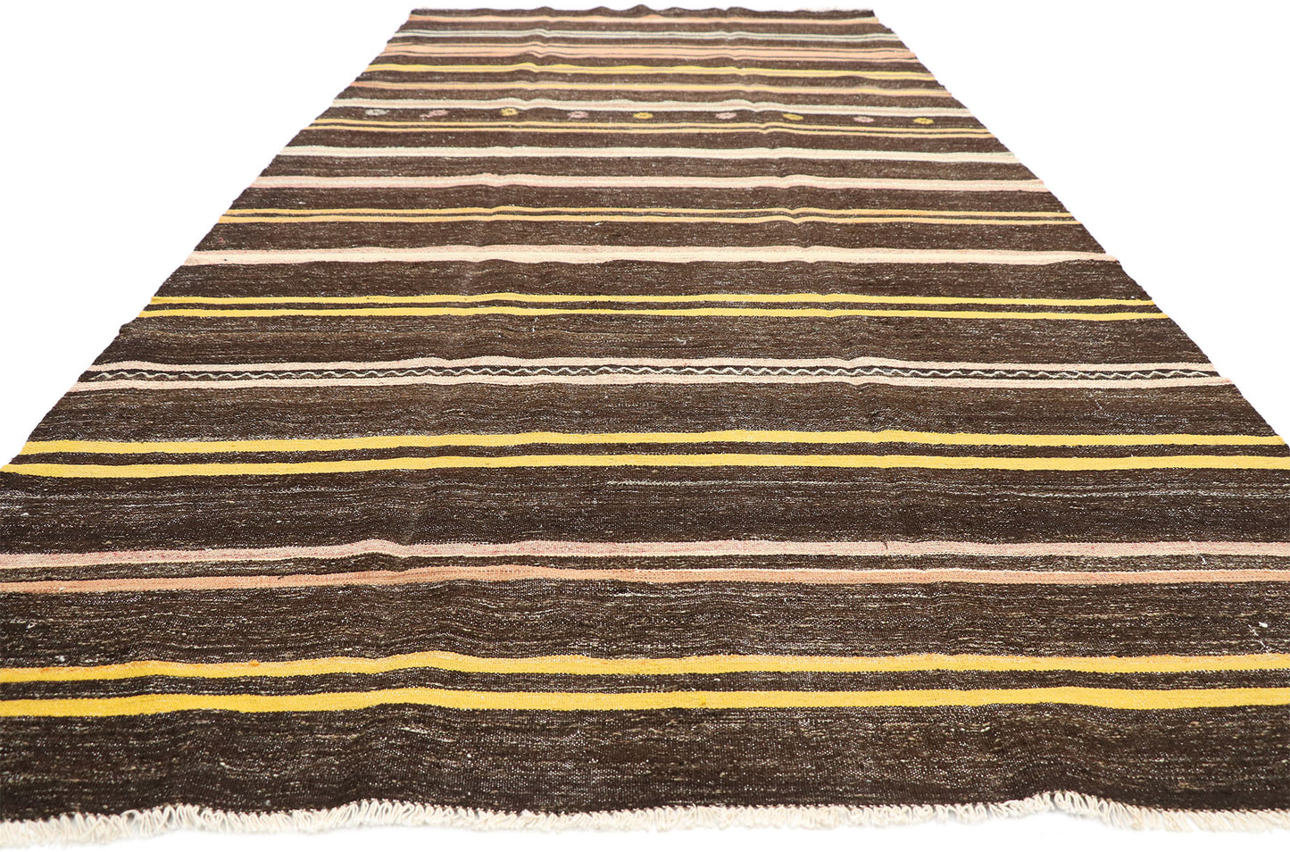6 x 13 Vintage Turkish Kilim Rug 51332