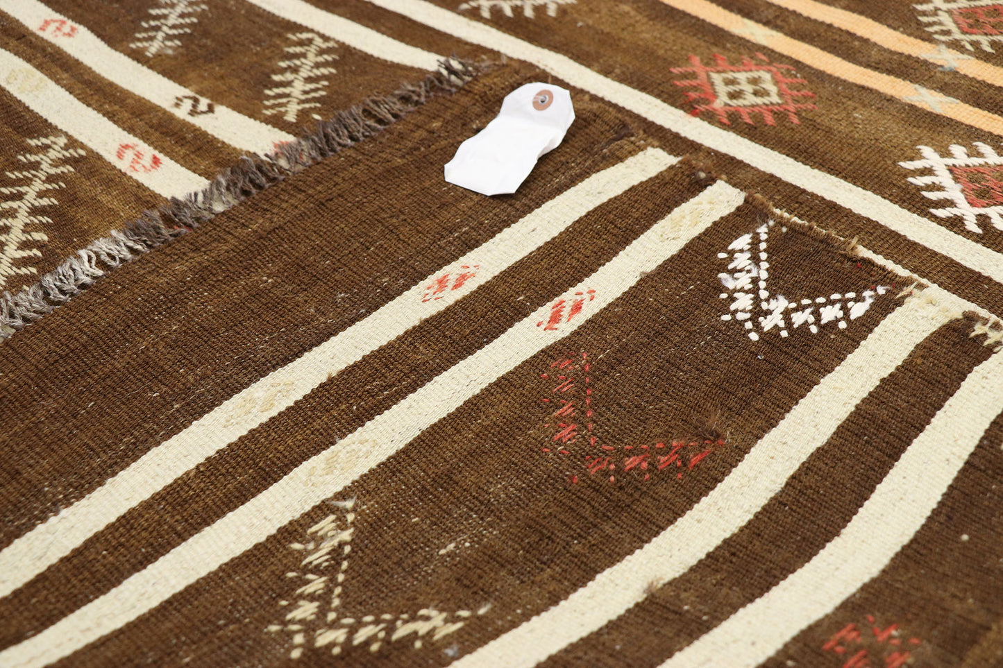 7 x 11 Vintage Turkish Kilim Rug 51333