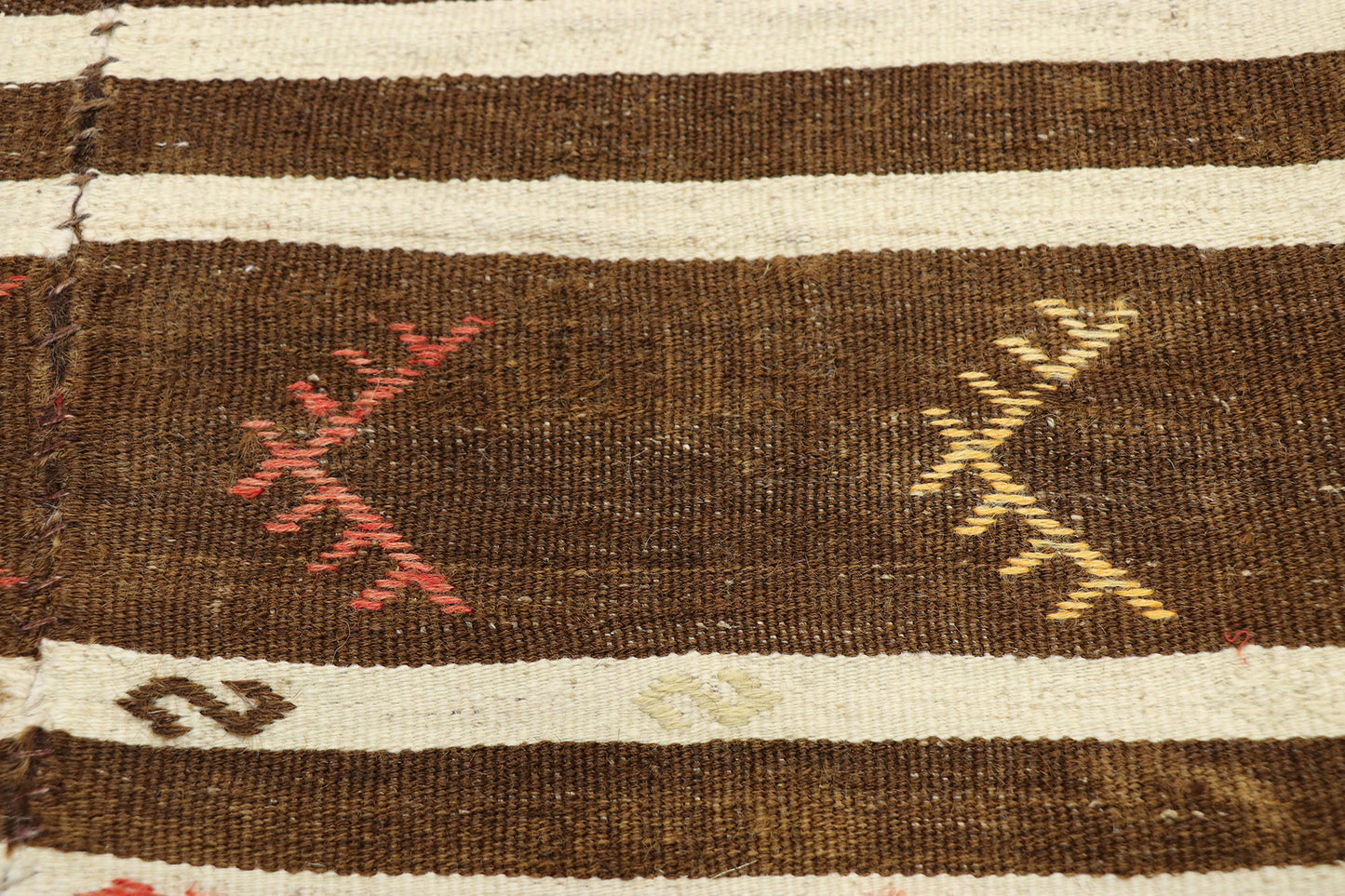 7 x 11 Vintage Turkish Kilim Rug 51333