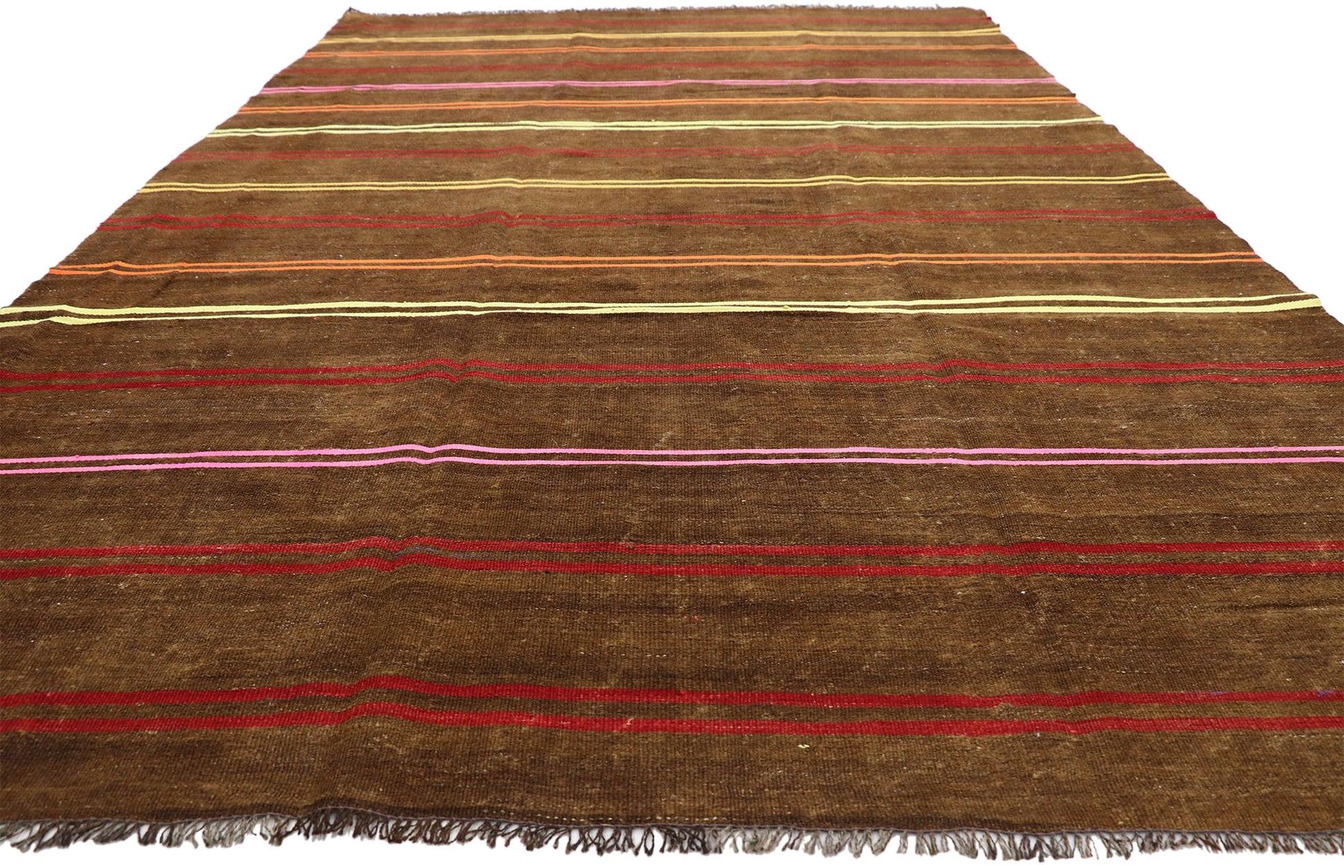 7 x 12 Vintage Turkish Kilim Rug 51334