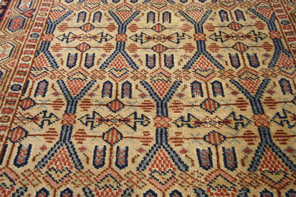 3 x 9 Vintage Turkish Oushak Runner 51338