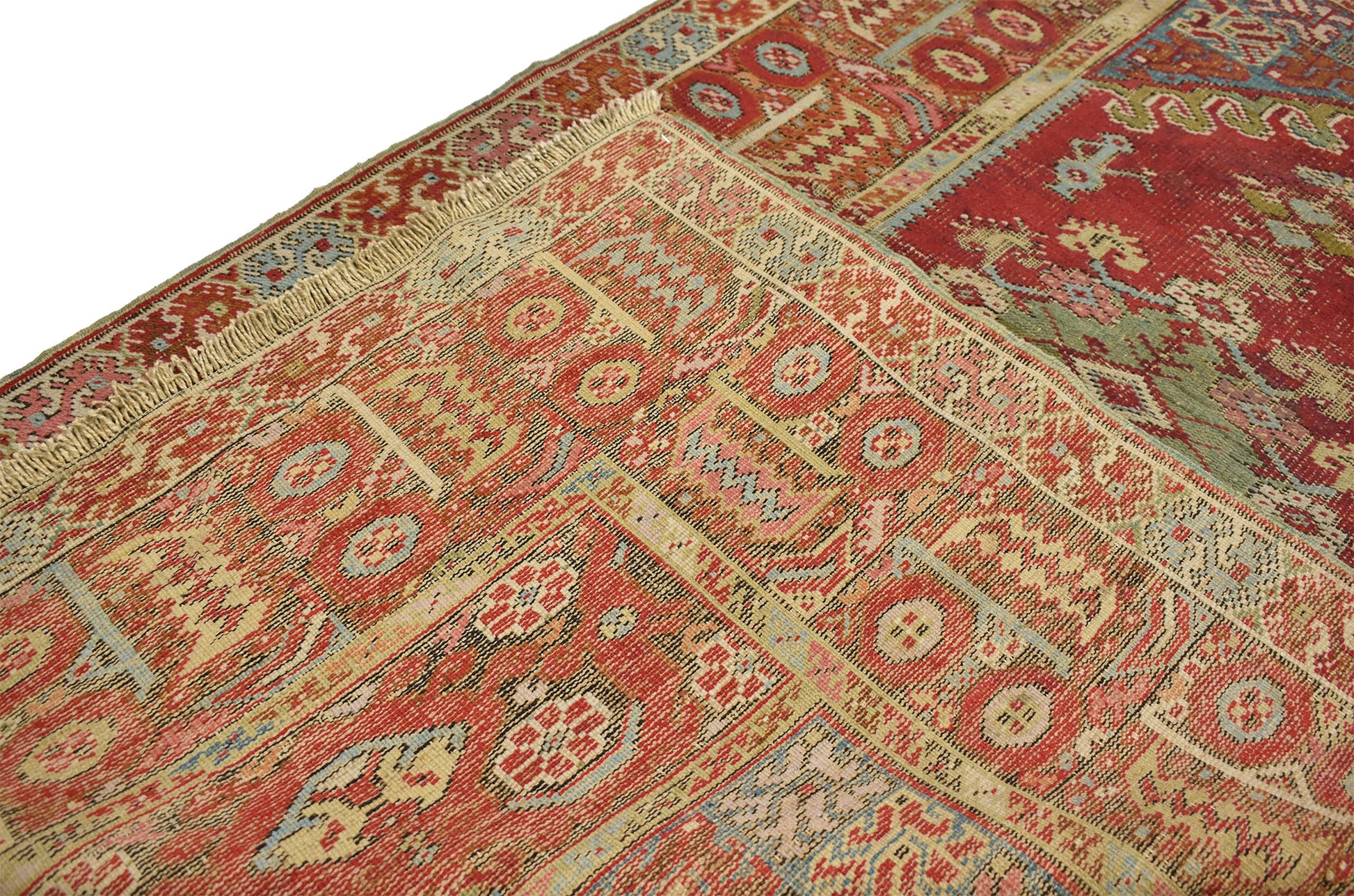 4 x 7 Vintage Turkish Oushak Rug 51339