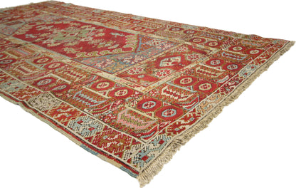 4 x 7 Vintage Turkish Oushak Rug 51339