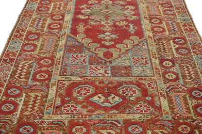 4 x 7 Vintage Turkish Oushak Rug 51339