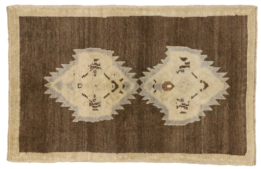 3 x 4 Vintage Oushak Rug 51341