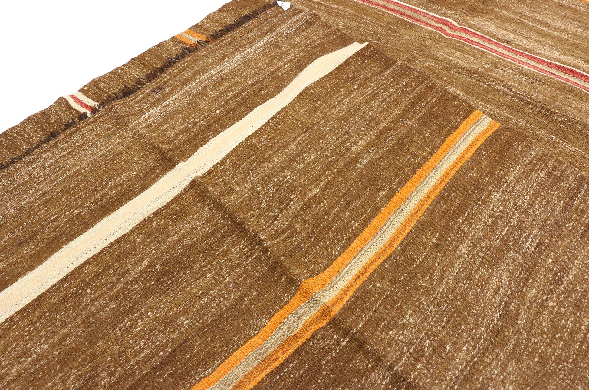 6 x 13 Vintage Turkish Striped Kilim Rug 51352