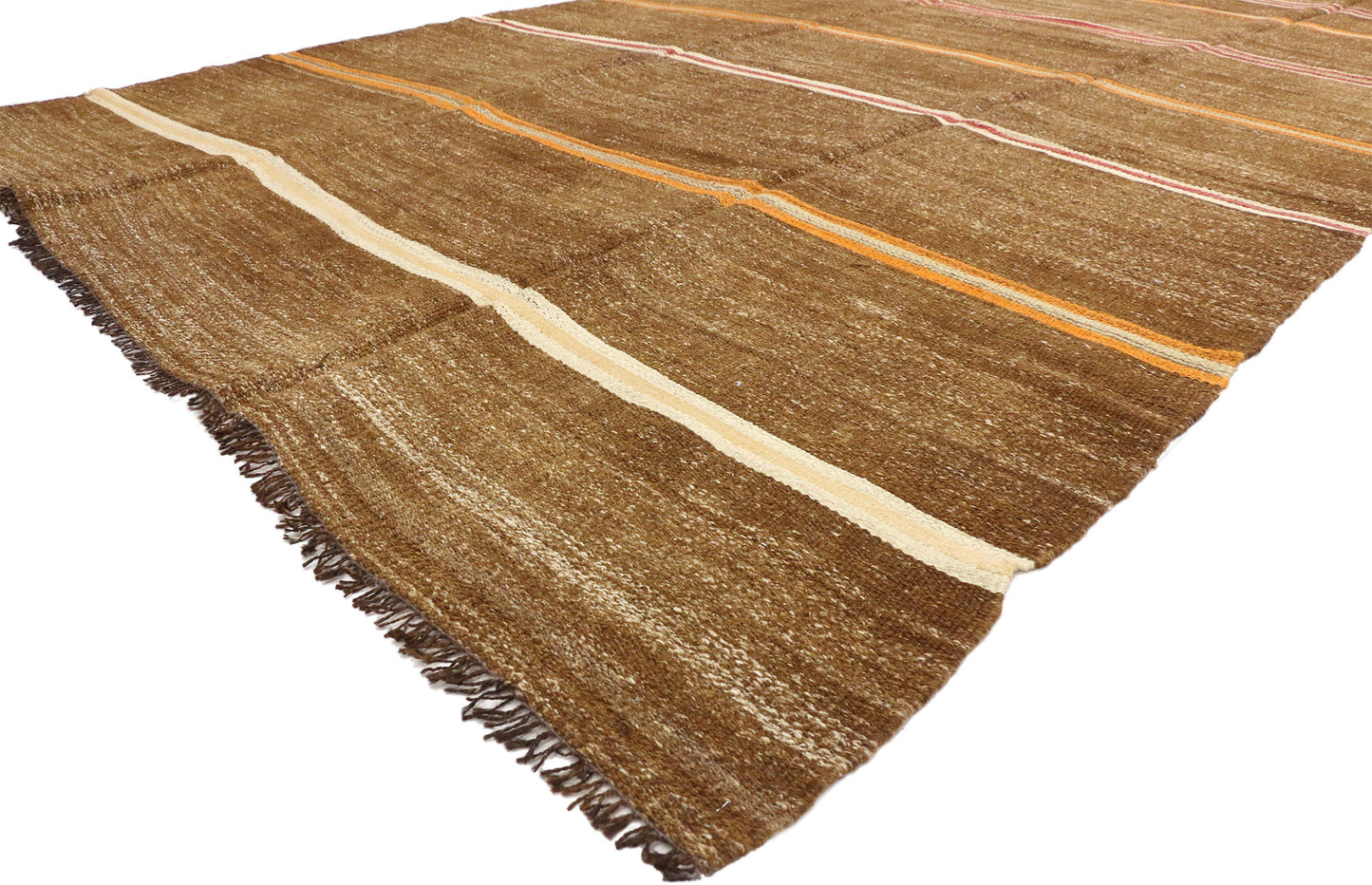 6 x 13 Vintage Turkish Striped Kilim Rug 51352