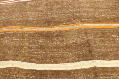 6 x 13 Vintage Turkish Striped Kilim Rug 51352