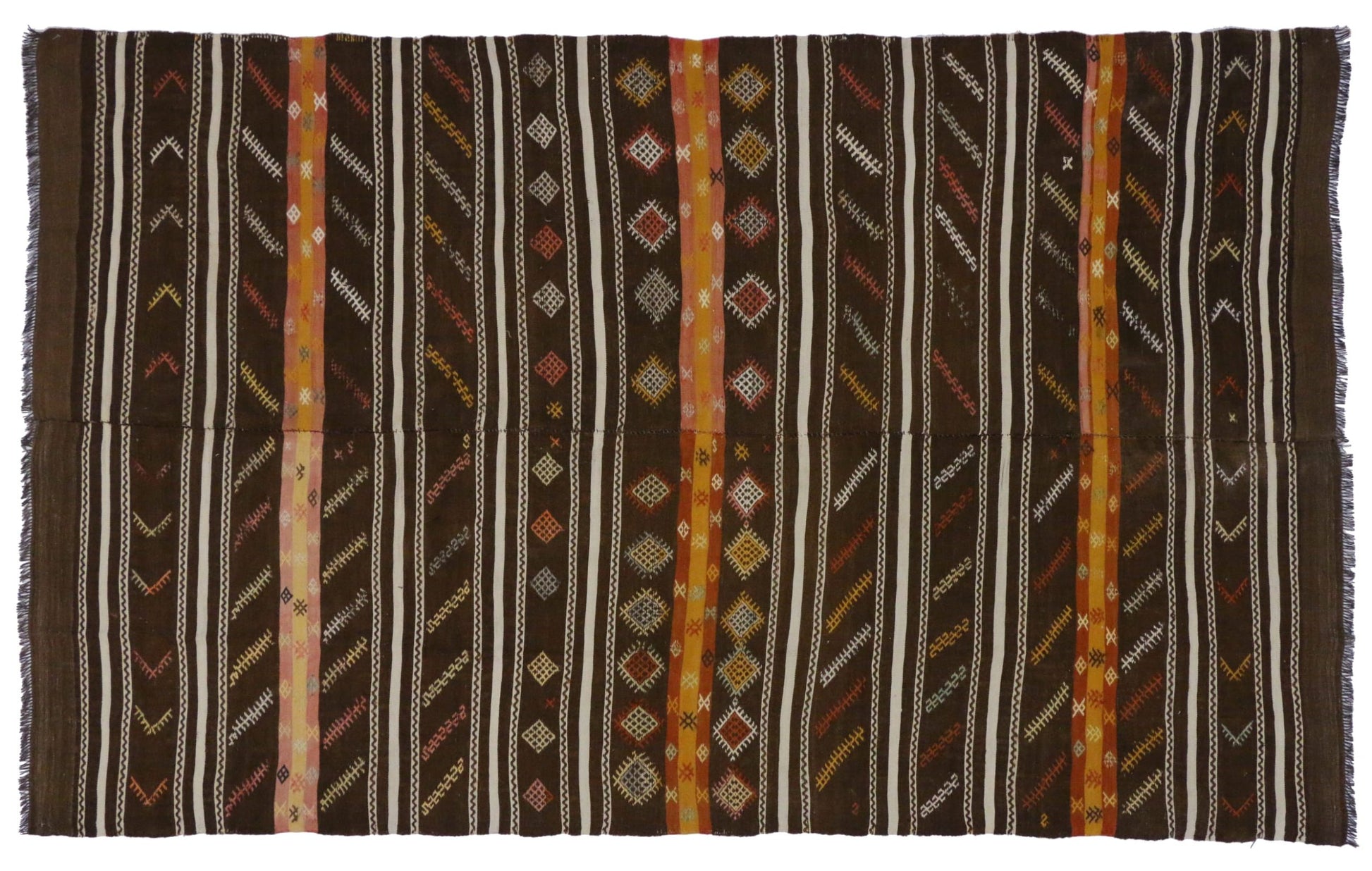 7 x 11 Vintage Kilim Rug 51353