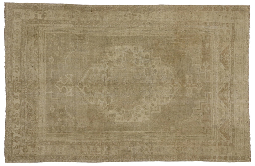 7 x 11 Vintage Oushak Rug 51354
