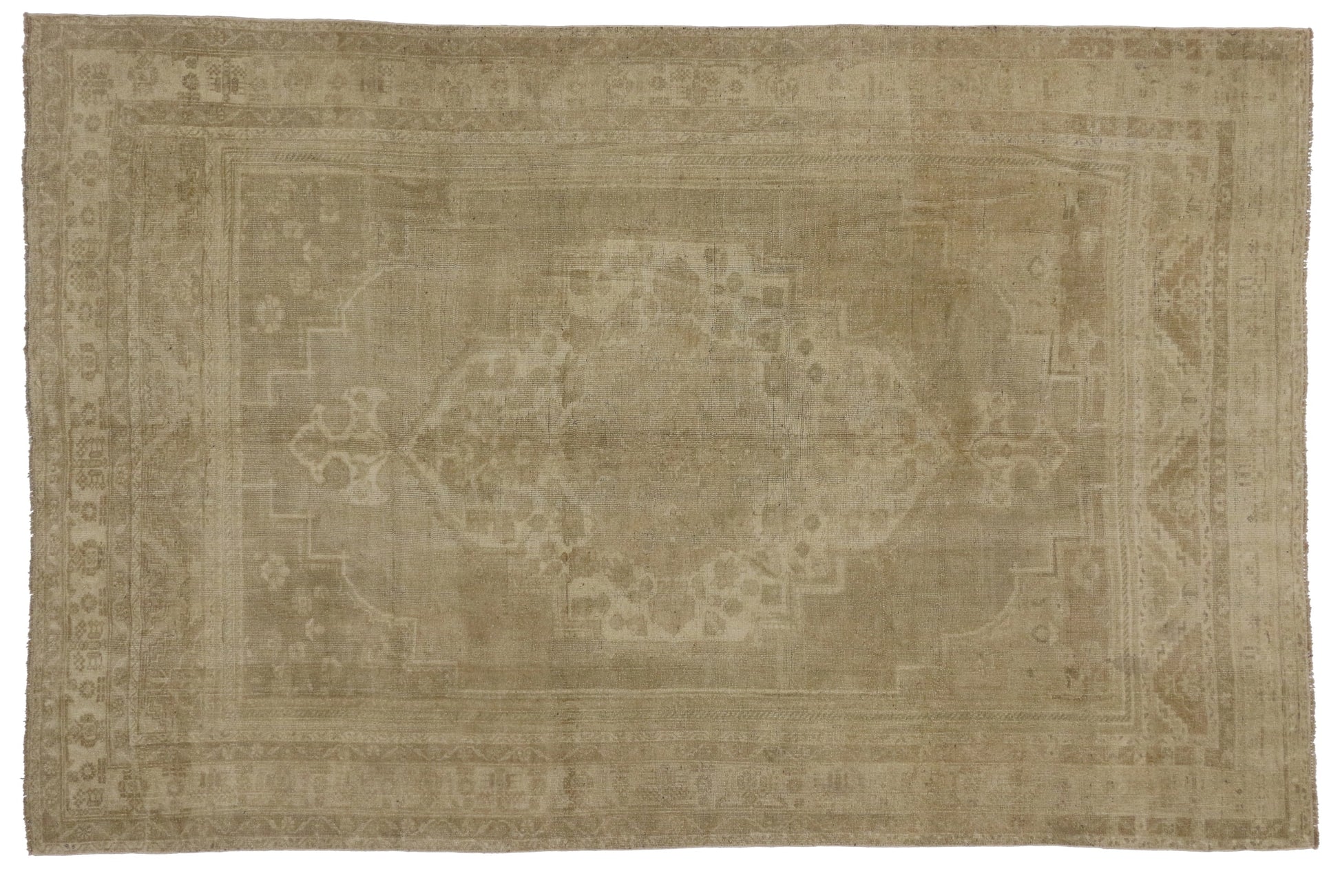 7 x 11 Vintage Oushak Rug 51354