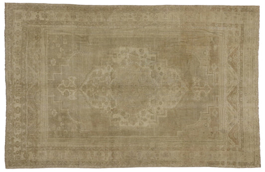 7 x 11 Vintage Oushak Rug 51354