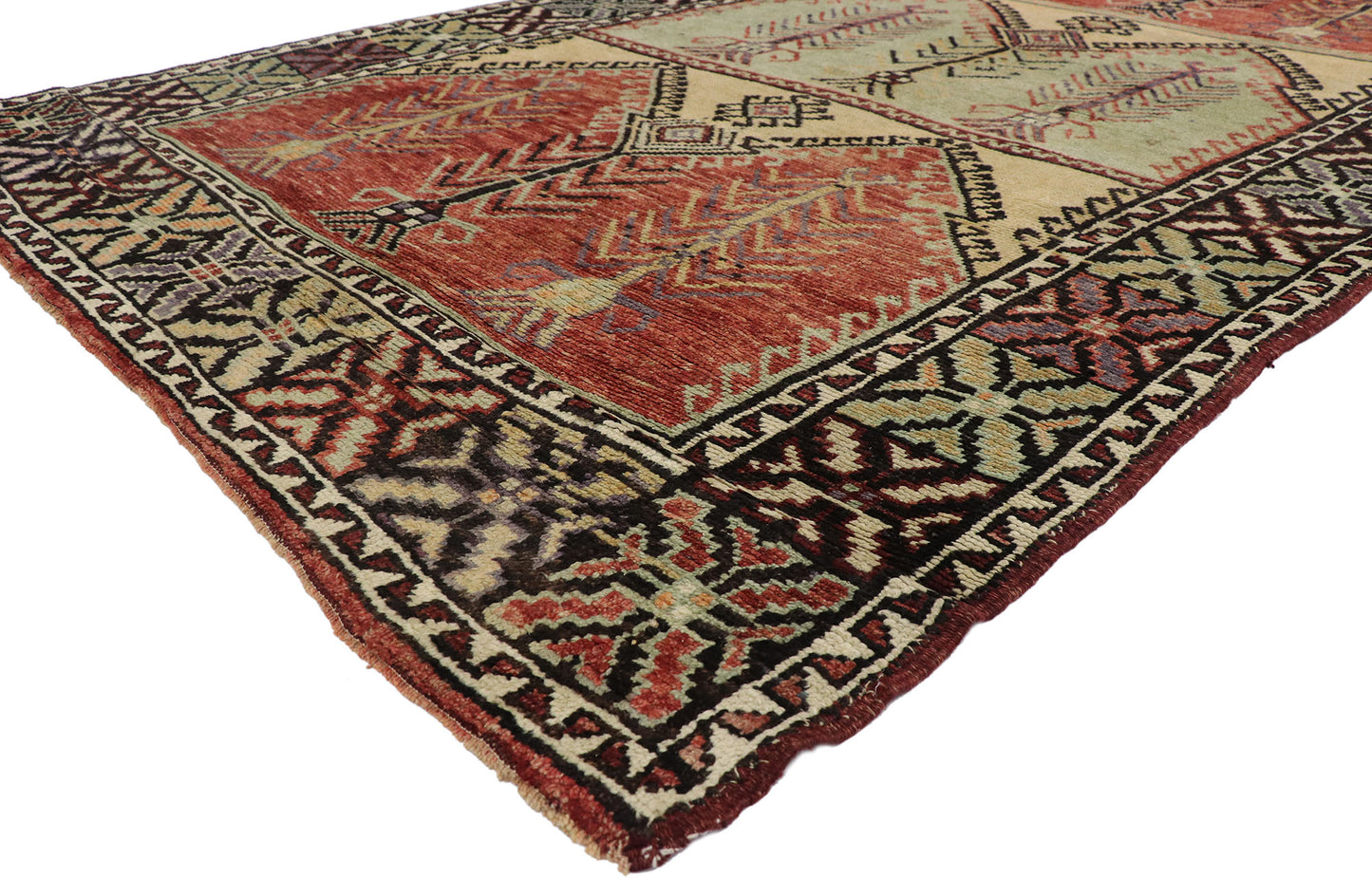 5 x 13 Vintage Turkish Prayer Saph Rug 51356