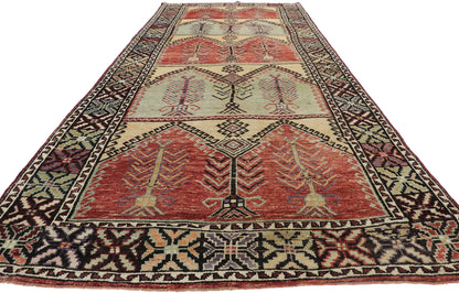 5 x 13 Vintage Turkish Prayer Saph Rug 51356