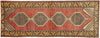 4 x 10 Vintage Turkish Oushak Runner 51357