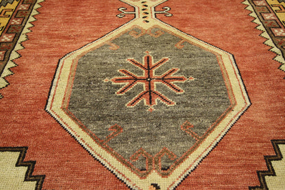 4 x 10 Vintage Turkish Oushak Runner 51357