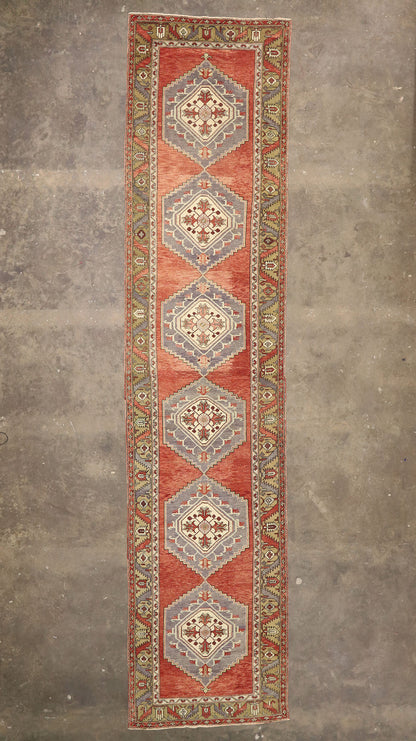 5 x 20 Vintage Turkish Oushak Runner 51358