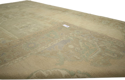6 x 9 Vintage Turkish Oushak Rug 51360