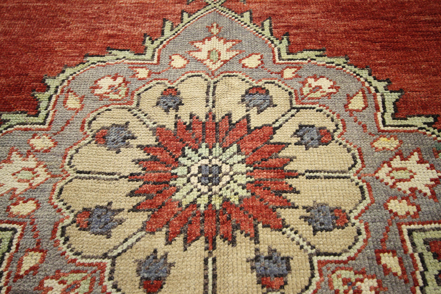 5 x 11 Vintage Turkish Oushak Rug 51361