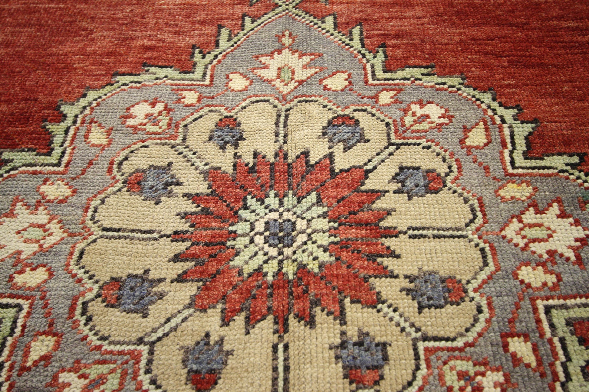 5 x 11 Vintage Turkish Oushak Rug 51361