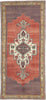 5 x 11 Vintage Turkish Oushak Rug 51363