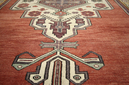 5 x 11 Vintage Turkish Oushak Rug 51363