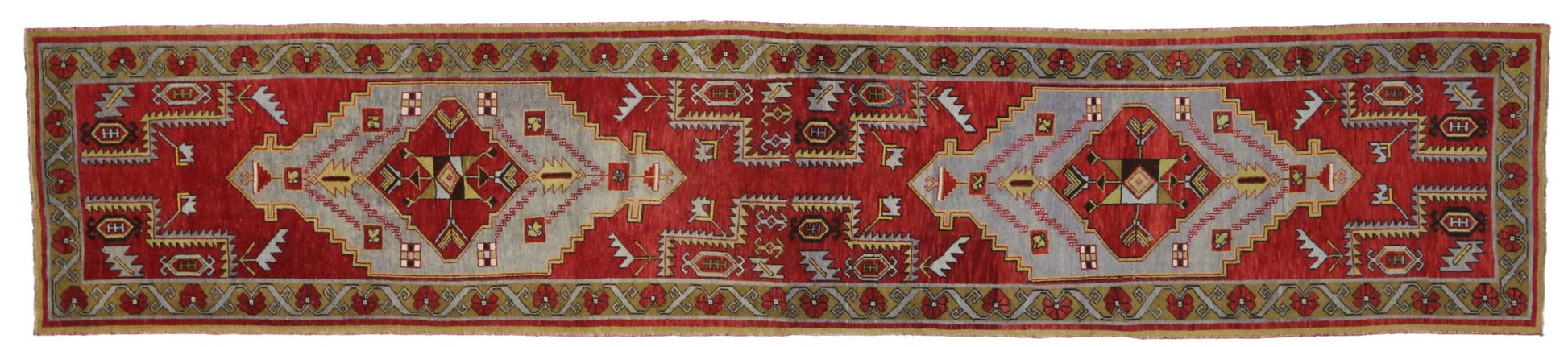 4 x 19 Vintage Oushak Runner 51364