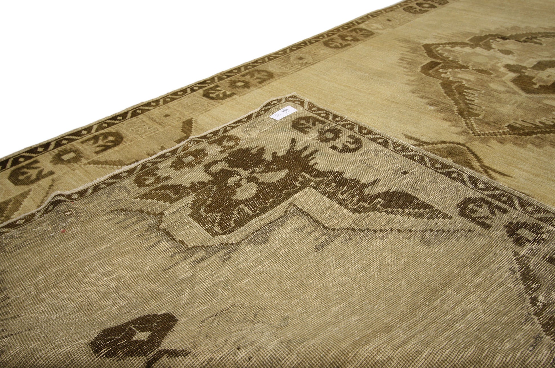5 x 13 Vintage Turkish Oushak Rug 51370
