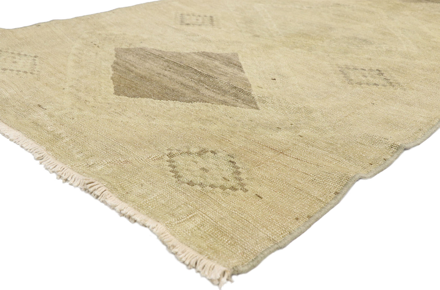 3 x 11 Vintage Turkish Oushak Rug 51376