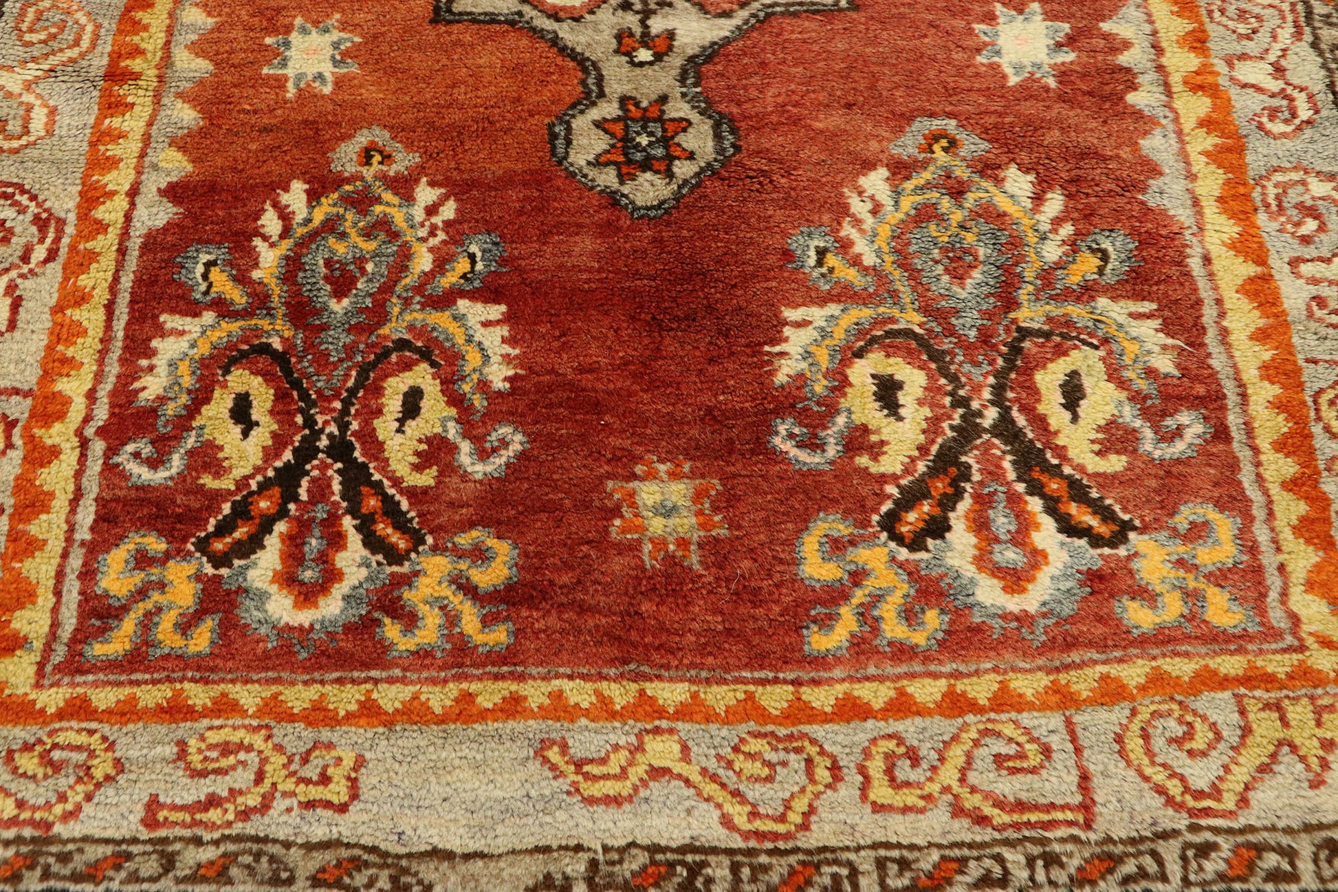 3 x 5 Vintage Turkish Oushak Rug 51377