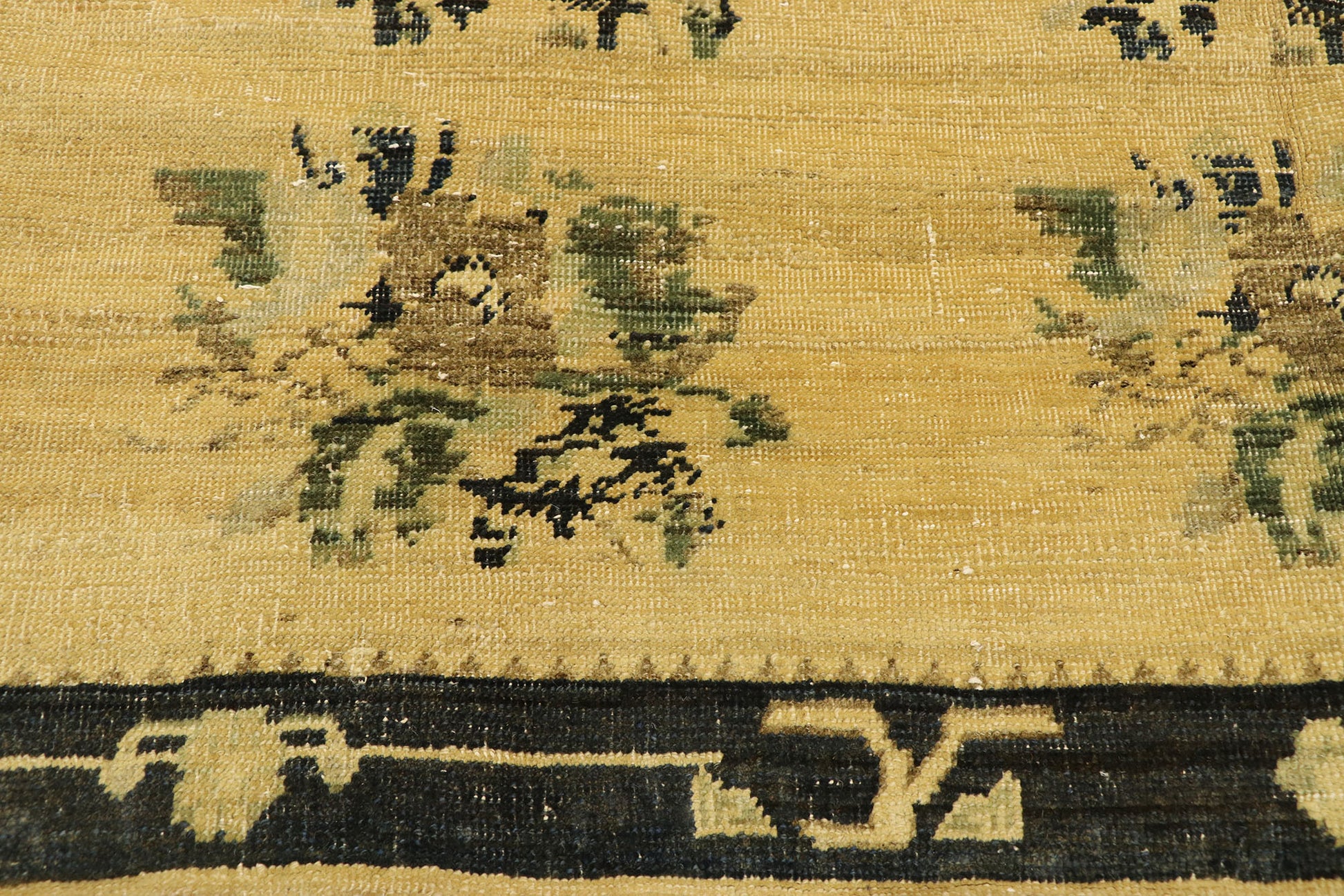 9 x 13 Vintage Turkish Oushak Rug 51387