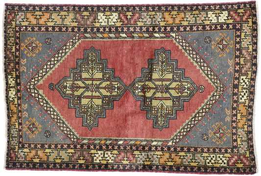4 x 6 Vintage Oushak Rug 51388
