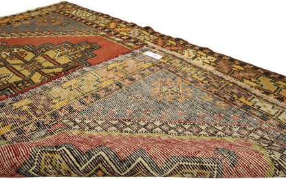 4 x 6 Vintage Oushak Rug 51388