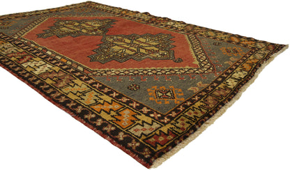 4 x 6 Vintage Oushak Rug 51388