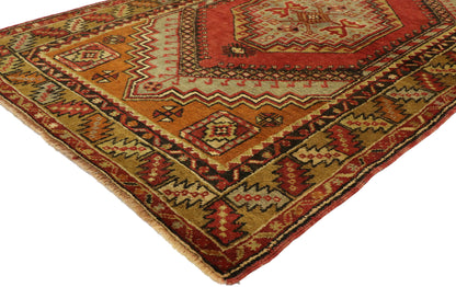 4 x 6 Vintage Turkish Oushak Rug 51389