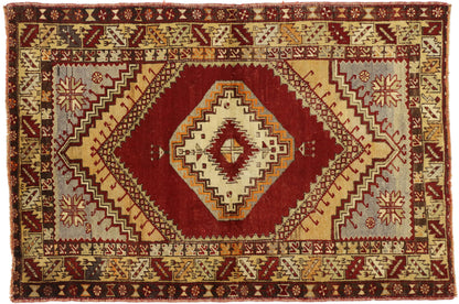 4 x 6 Vintage Turkish Oushak Rug 51390