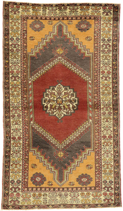 4 x 7 Vintage Turkish Oushak Rug 51391