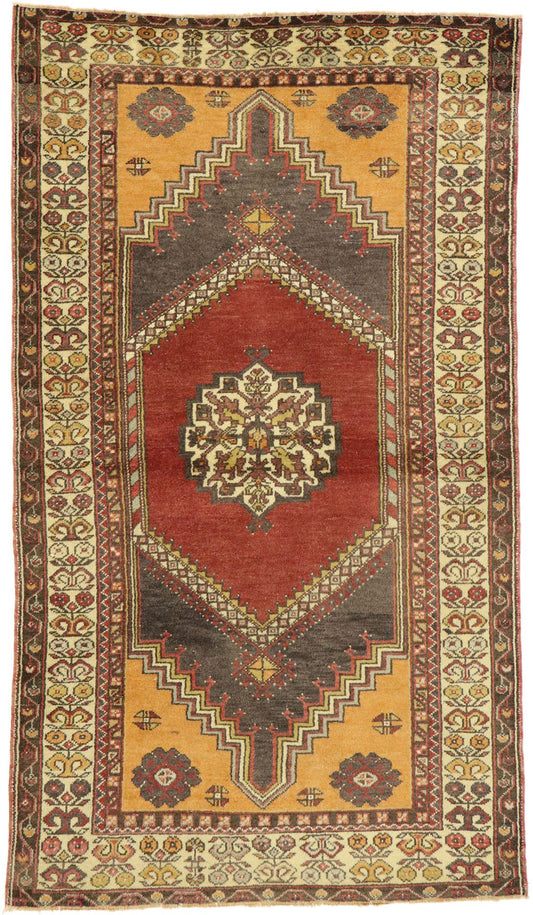 4 x 7 Vintage Turkish Oushak Rug 51391