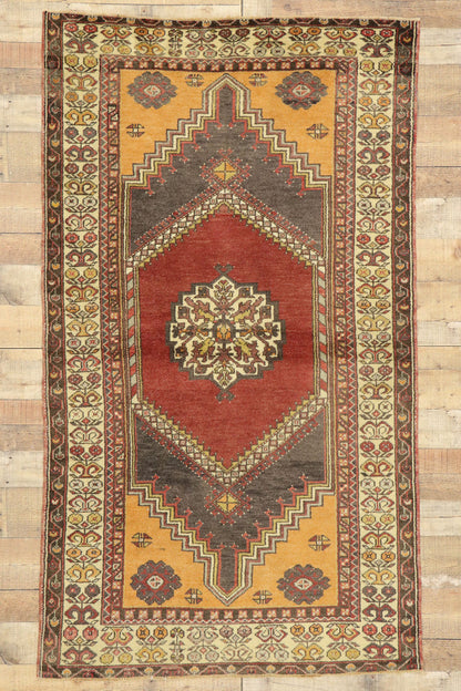 4 x 7 Vintage Turkish Oushak Rug 51391