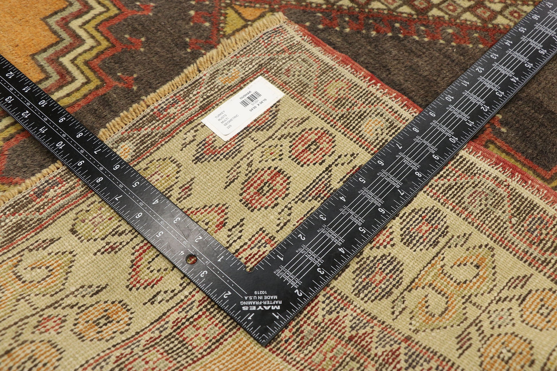 4 x 7 Vintage Turkish Oushak Rug 51391