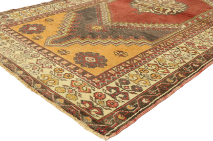 4 x 7 Vintage Turkish Oushak Rug 51391